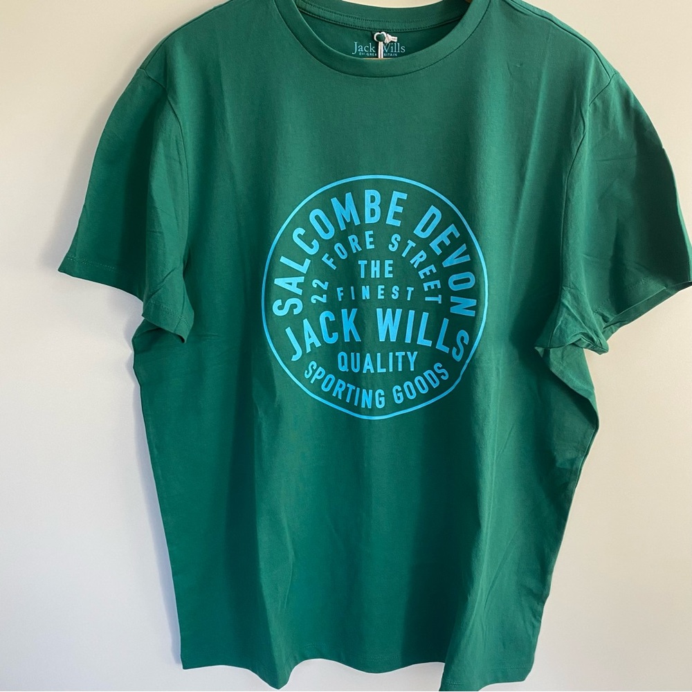NWT Jack Wills Green Classic Fit T-shirt sz L